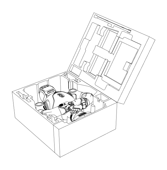 Step 1-1: Unbox the robot.