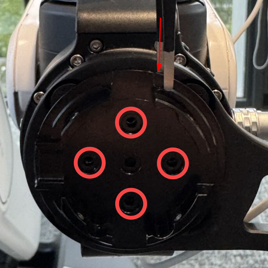 Once the screws are removed, slowly pull the component outward to detach it.