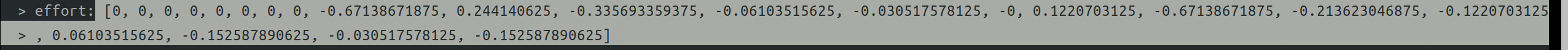 effort parameters in /hal/joint_state