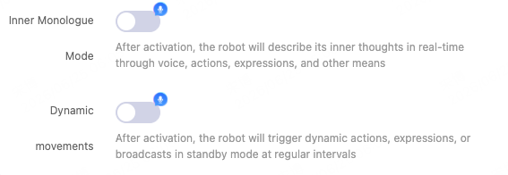 Turn it off to avoid random actions when idle.